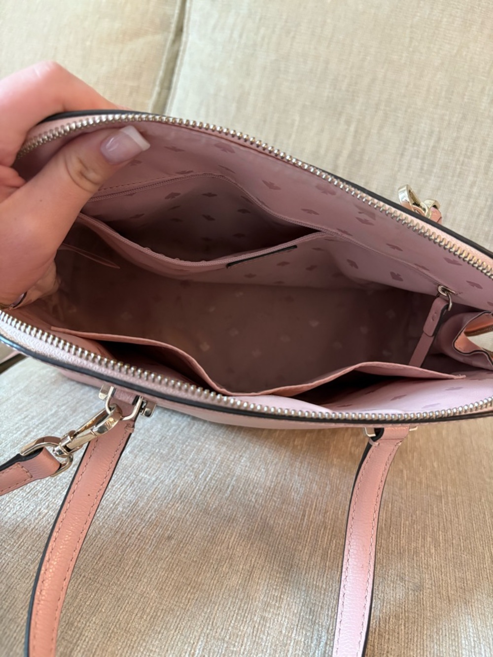 kate spade Pink Leather Dome purse - Picture 4 of 4